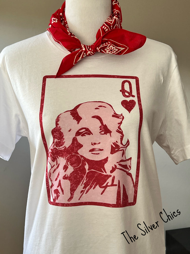 Queen of Hearts Dolly Tee