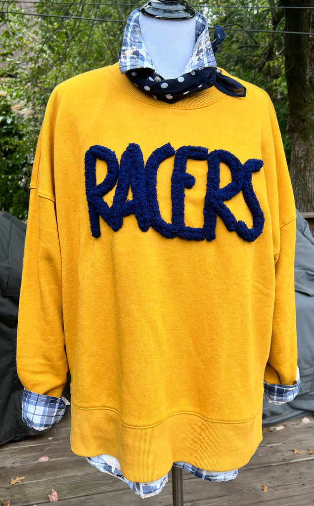 RACERS Chenille Yarn Sweatshirt
