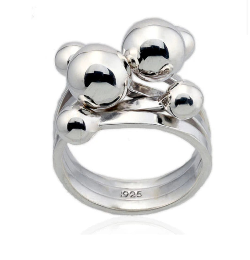 Sterling Ball Ring