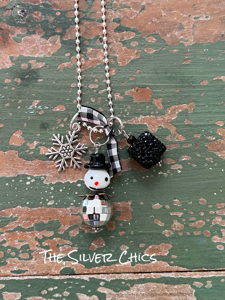 Snowman Necklace