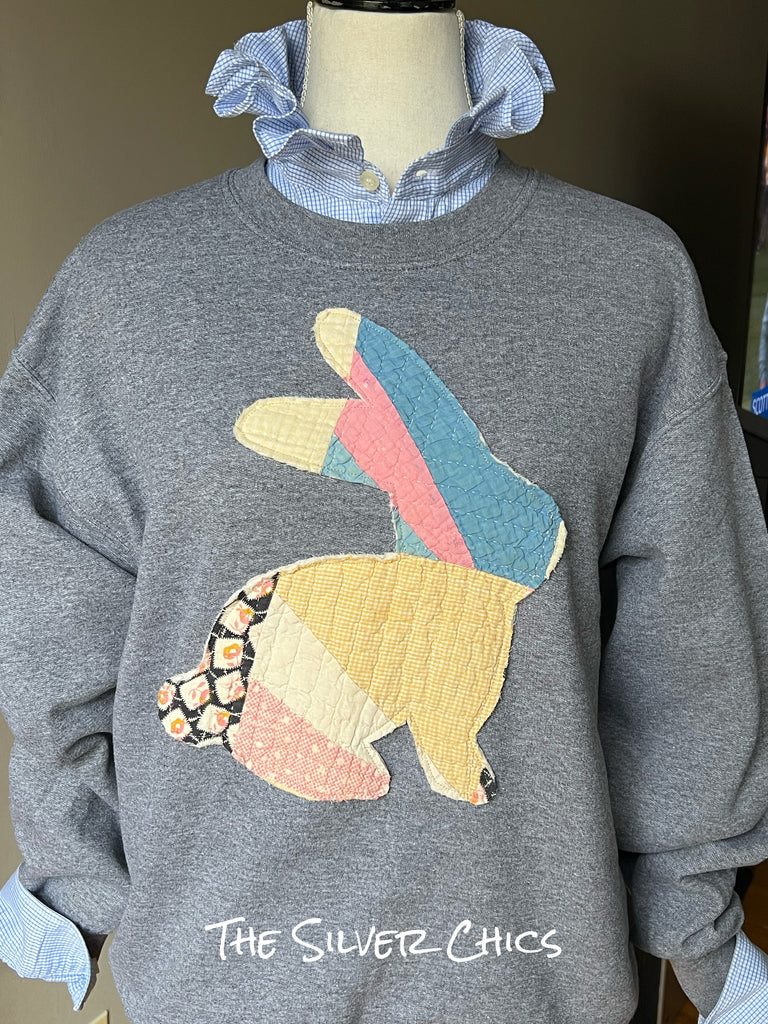 Quilted Bunny Sweatshirt