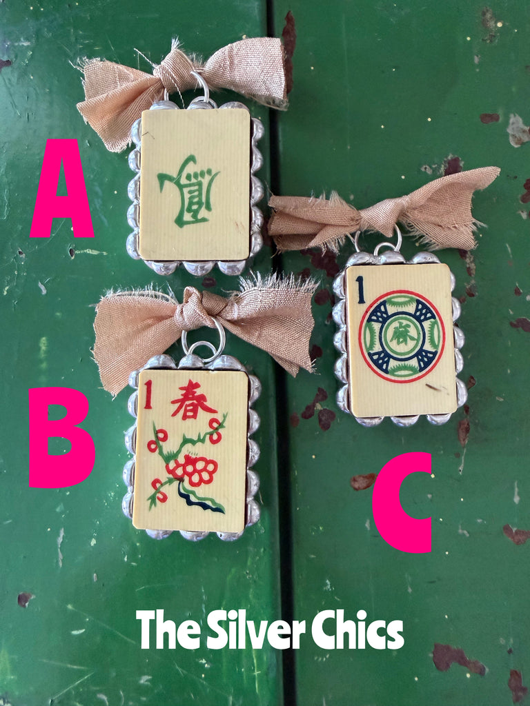 Mahjong Tile Pendant