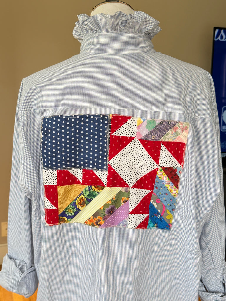 Quilted Flag Button Ups
