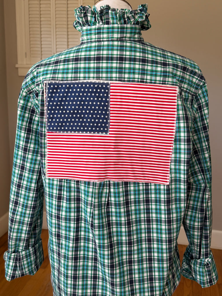 Quilted Flag Button Ups