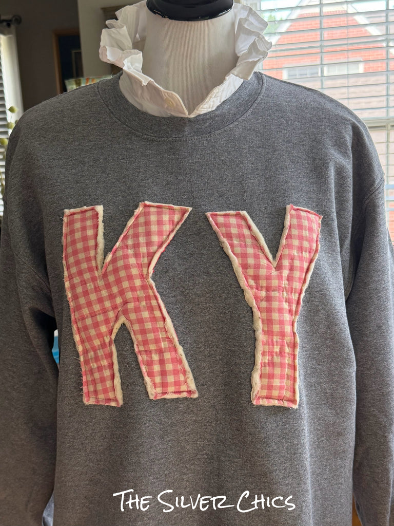 Quilted Pink KY Sweatshirt