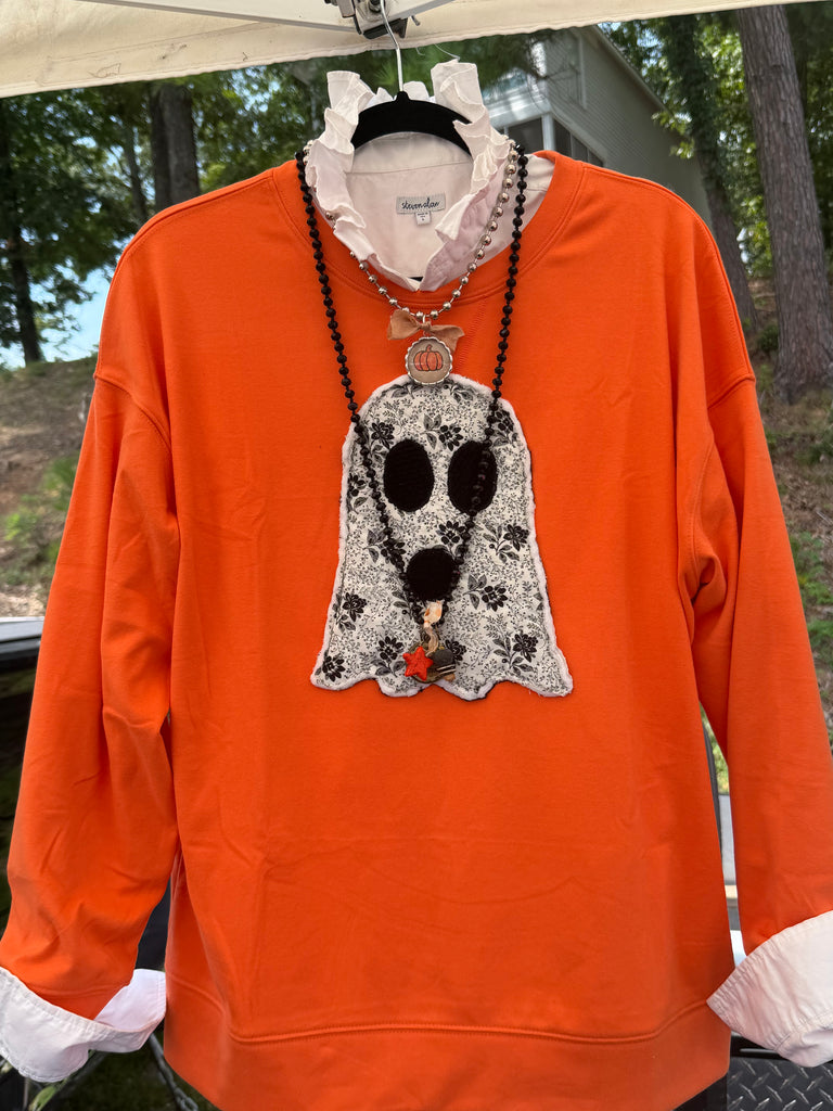 Ghost Sweatshirt ORANGE