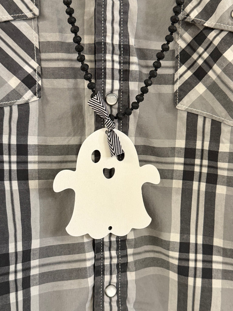 Large Wooden Halloween Pendants