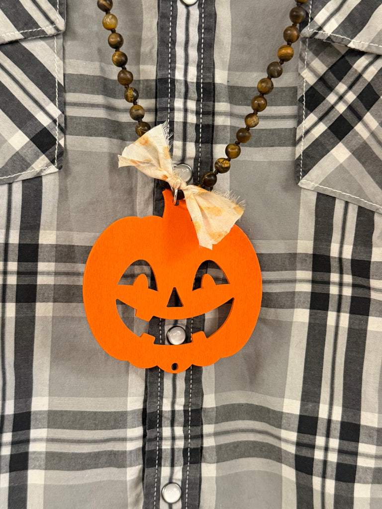 Large Wooden Halloween Pendants