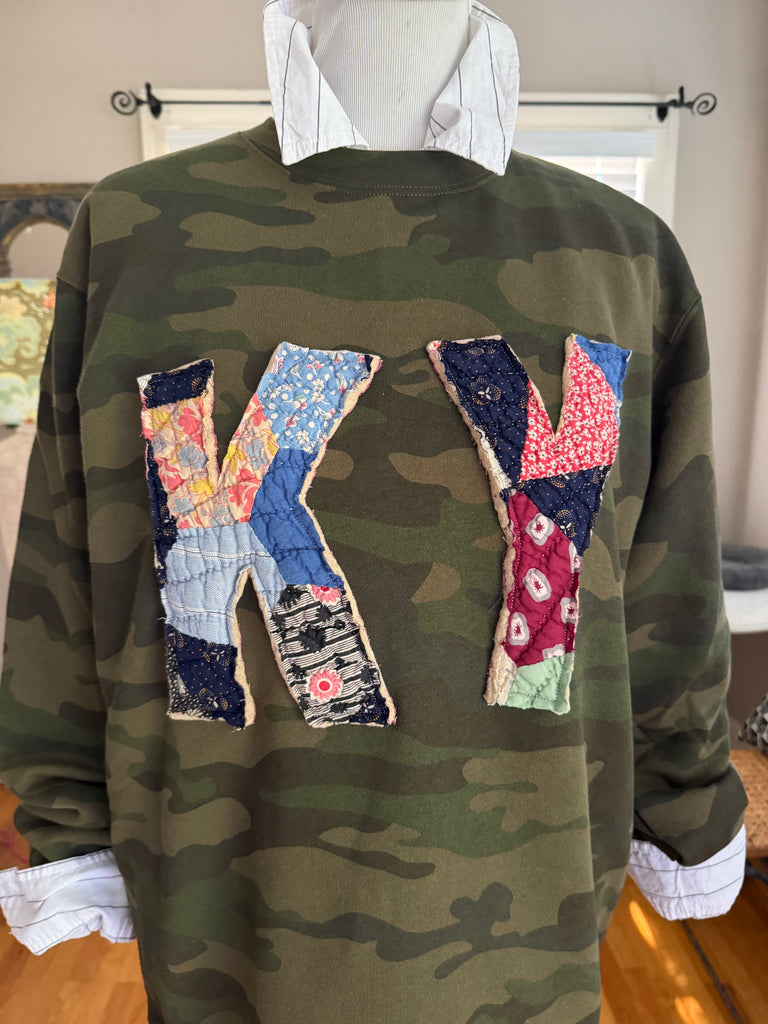 Quilted KY Camo Sweatshirt