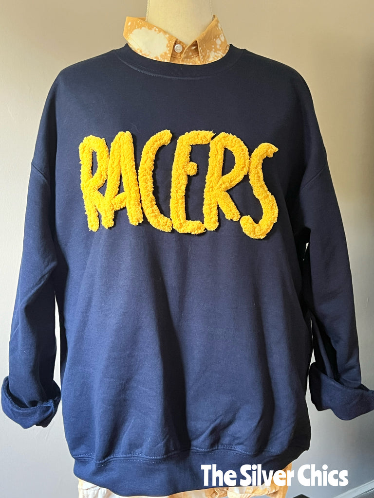 RACERS Chenille Yarn Sweatshirt