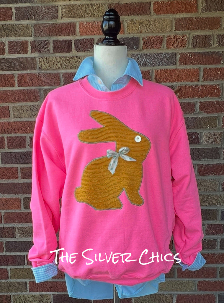 Chenille Bunny Sweatshirt
