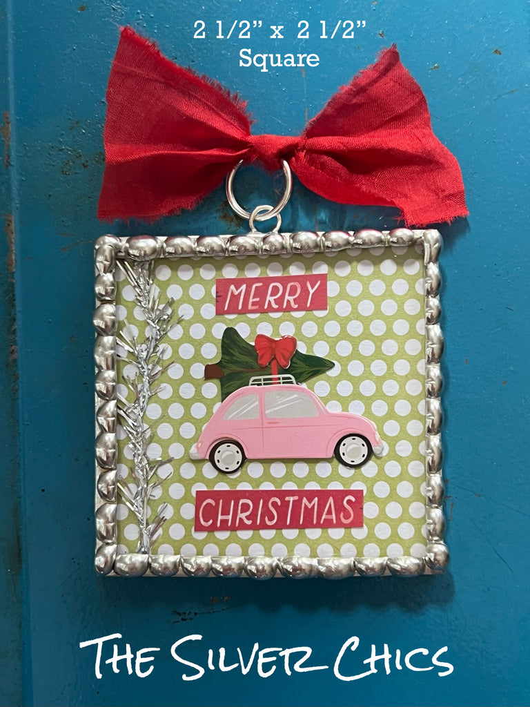 Pink Bug Merry Christmas
