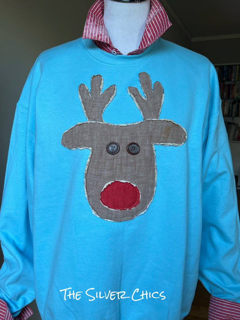 PREORDER Rudolph Quilt Sweatshirt