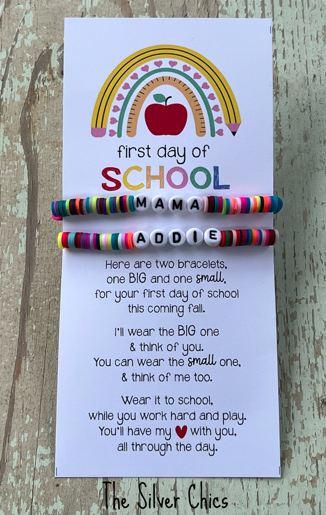 First Day of School Bracelets