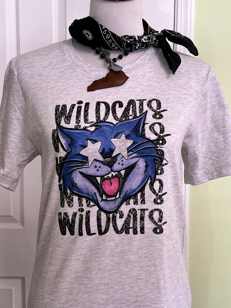 Wildcats Gray Tee
