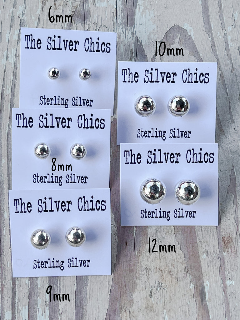 Sterling Silver Earrings on Post