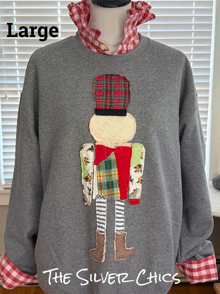 Quilted Nutcracker Sweatshirt