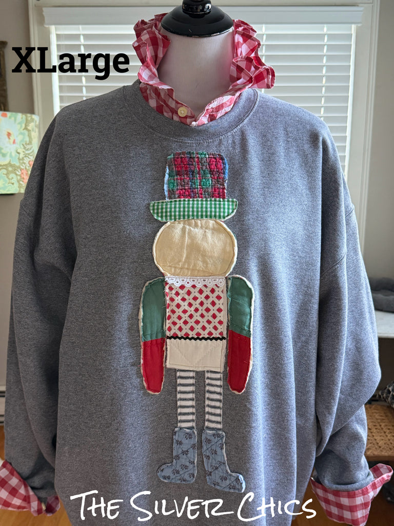 Quilted Nutcracker Sweatshirt