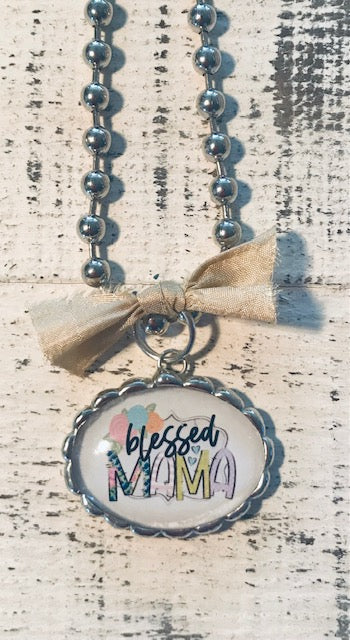 Blessed Mama Spring Necklace