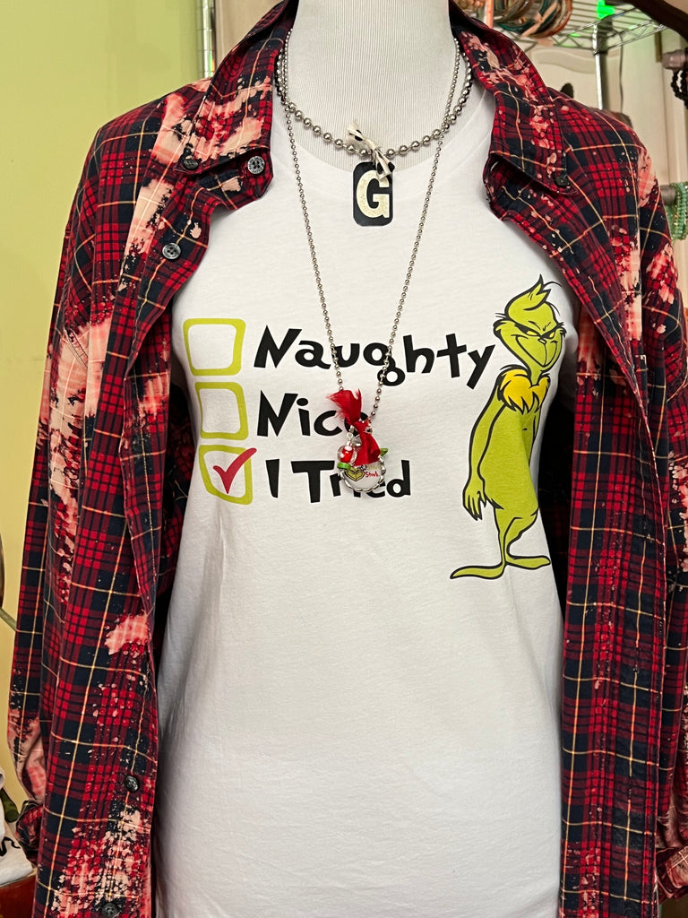 I Tried Grinch Tee
